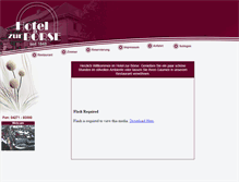 Tablet Screenshot of hotelzurboerse.com